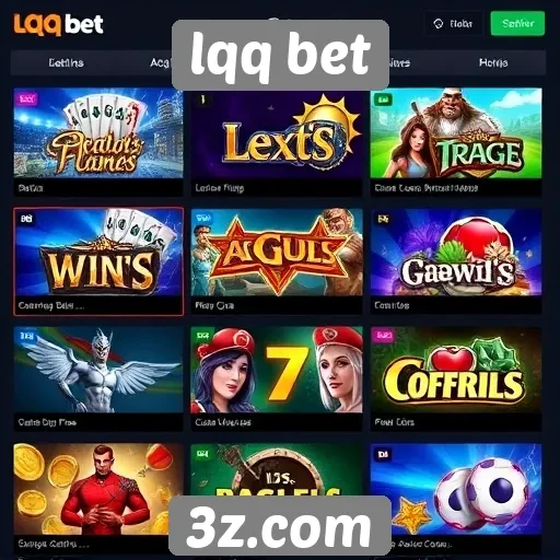Variedade de jogos oferecidos pelo lqq bet